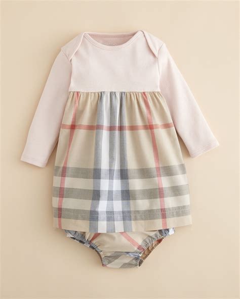 pink burberry dress baby|Burberry newborn baby girl.